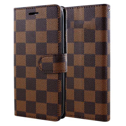 BROWN CHECKER PLAID WLT IP 13