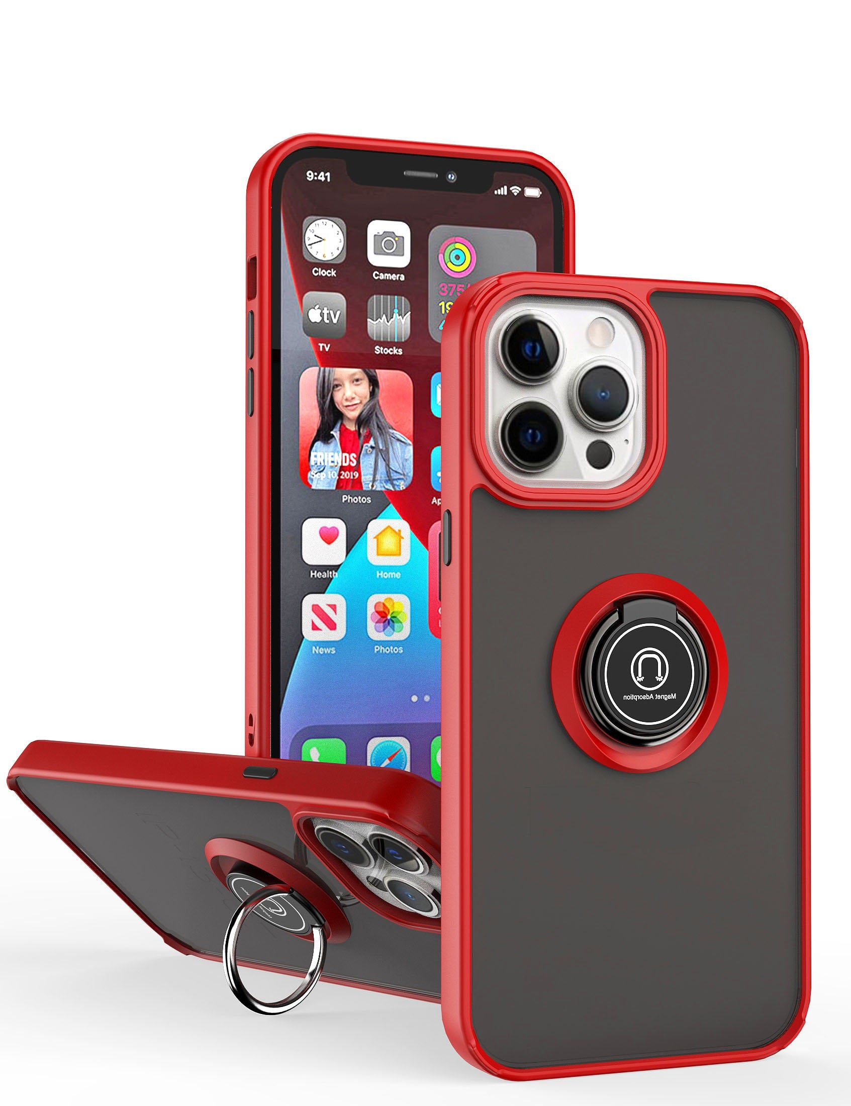 RED MATTE RING IP 13